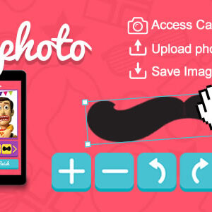 Funphoto (Stickers App) HTML5 Canvas