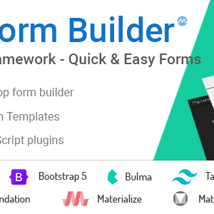 PHP Form Builder - Advanced HTML forms generator with Drag & Drop