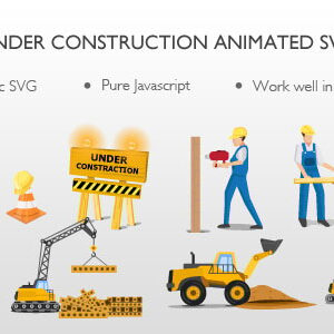 Under Construction Animated SVG