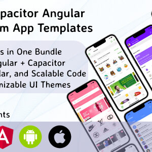 ionic 8 template bundle / ionic 8 starter / ionic 8 themes bundles / ionic 8 templates with 30+ apps