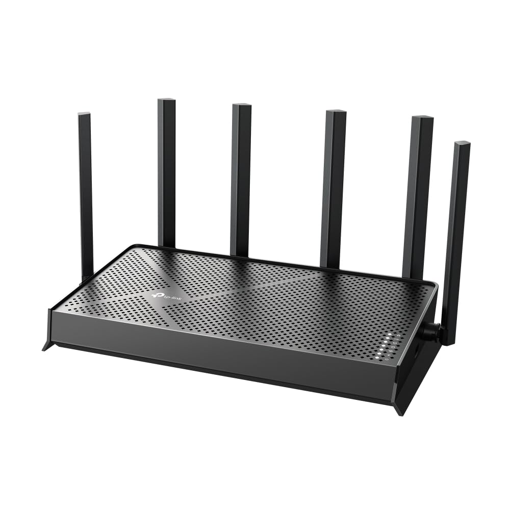 Archer BE400 Dual-Band BE6500 WiFi 7 Router | 4K/8K Streaming 6.5 Gbps | 1× 2.5 Gbps WAN/LAN + 3× 1 Gbps LAN Ports + 1× USB 3.0 | 6 Antennas | Compatible with Alexa and Google Assistant