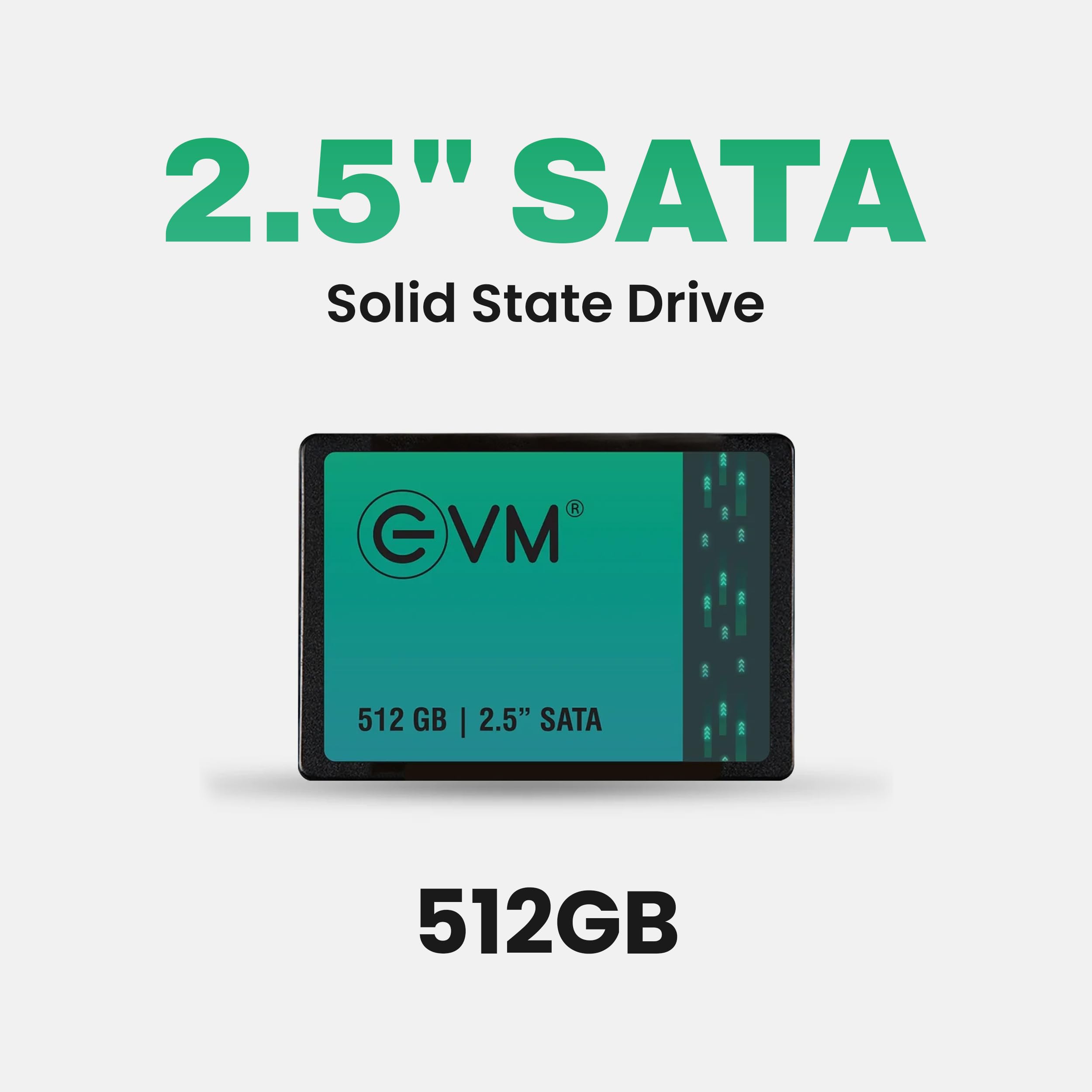 512GB 2.5 Inch SATA III Internal SSD | Up to 550MB/s Read 500MB/s Write | High Speed Storage for Laptop Desktop | 5 Year Warranty (25/512GB)