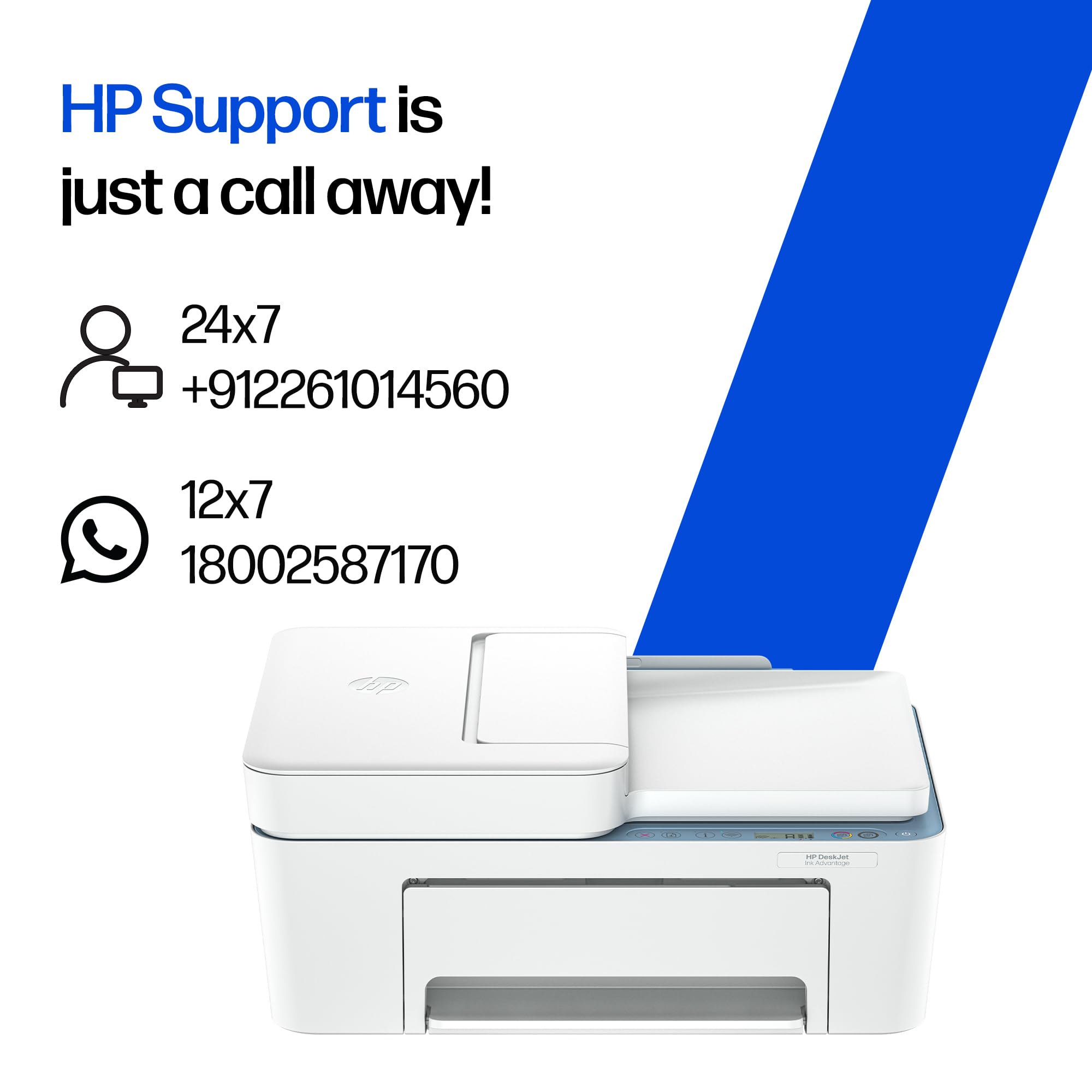 AI Capable Ink Advantage 4388 Dual Band WiFi (up to 10X Faster) Colour Printer Print/Scan/Copy with ADF Ideal for Home/Small Office