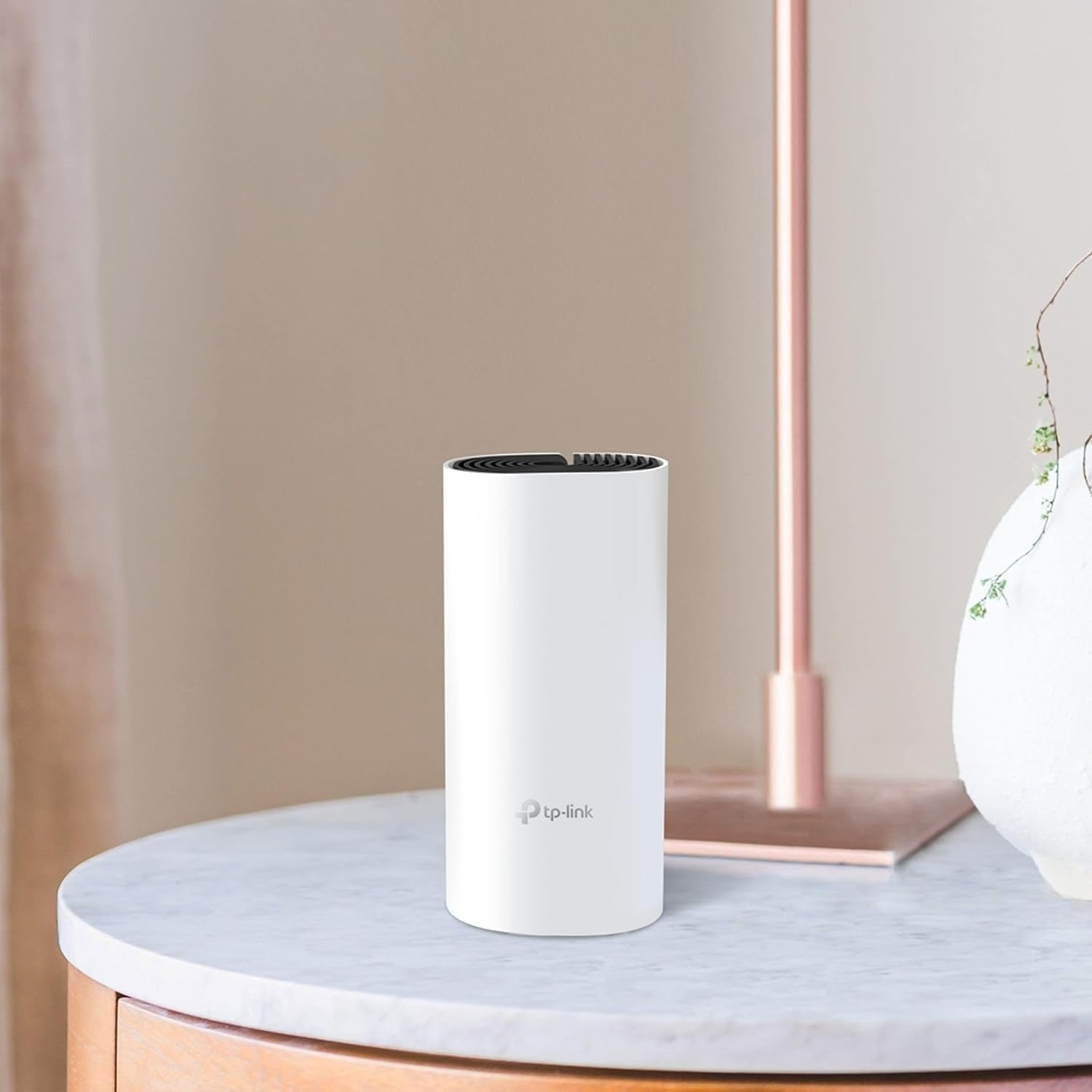 Deco M4 Whole Home Mesh Wi-Fi System, Seamless Roaming and Speedy (AC1200), Work with Amazon Echo/Alexa, Router and Wi-Fi Booster, Parental Control, Pack of 1, Qualcomm CPU