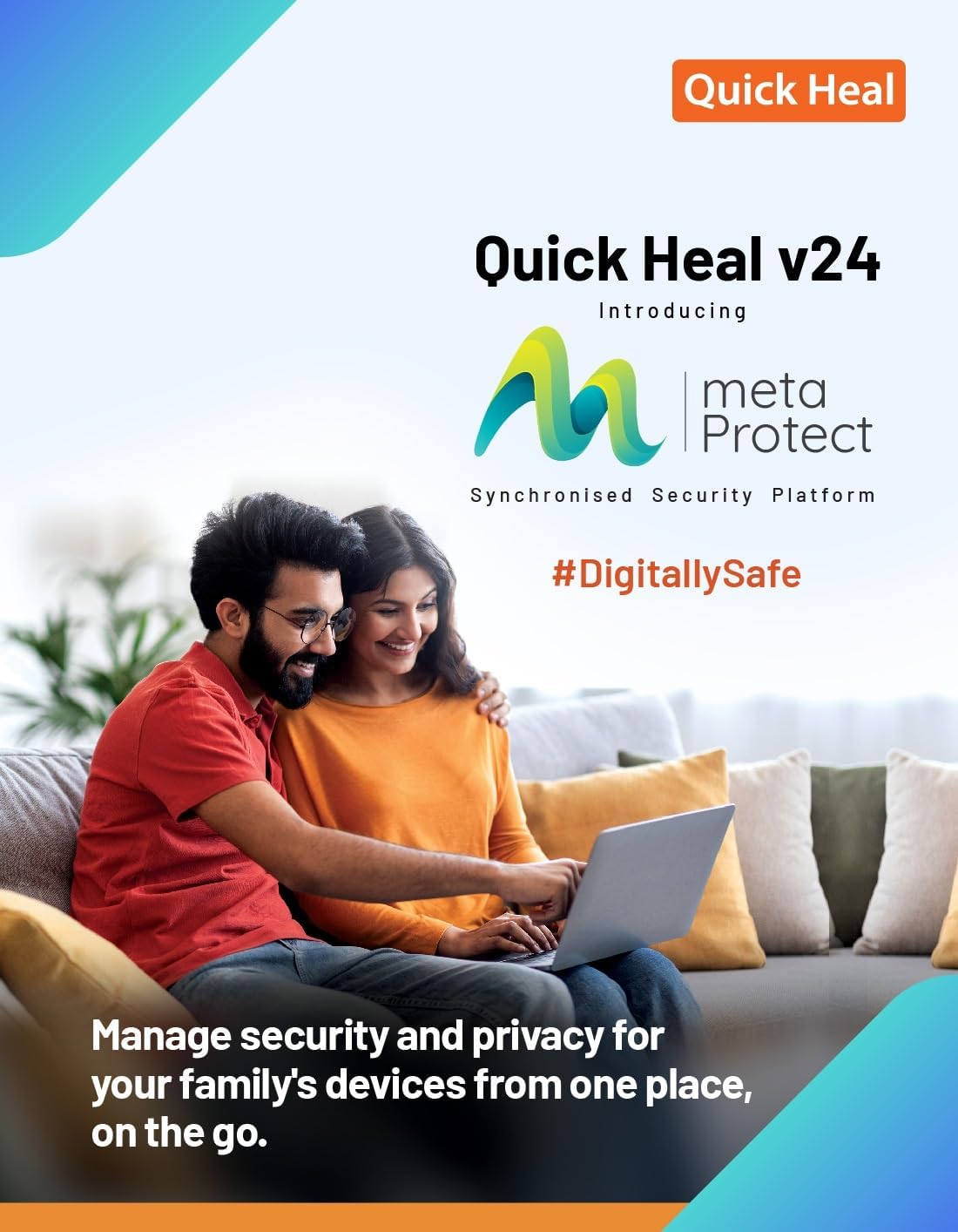 Quick Heal Antivirus Pro 1 PC, 1 Year | AI-Based Security for Laptop & PC | Email & Browsing Protection | Instant Email Delivery