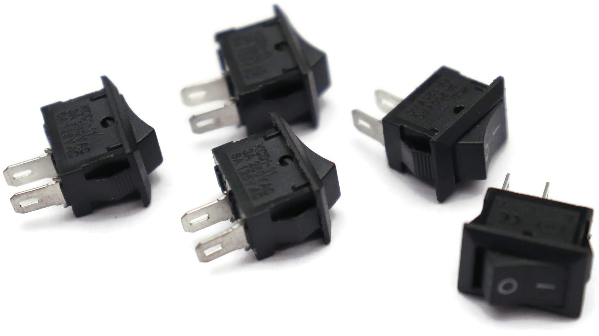 Small Rocker switch2A 250V 2 Terminal On-Off Switches For Diy projects pack of 10