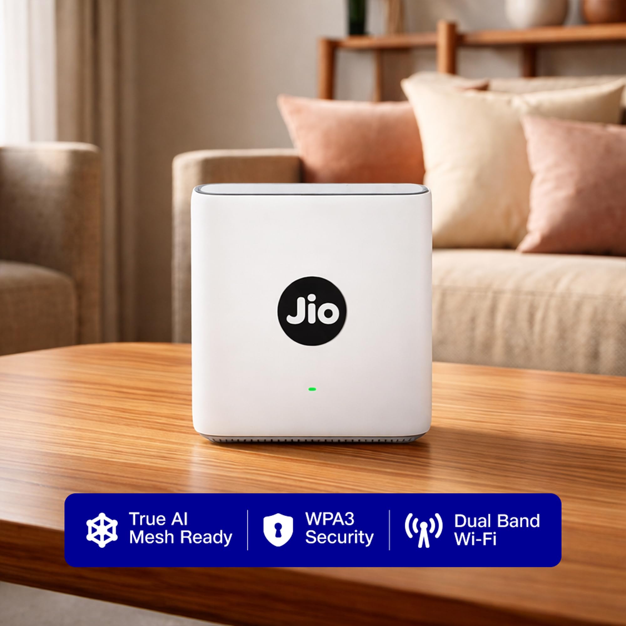 AX3000 WiFi 6 Dual Band Gigabit Mesh Router (2402 Mbps 5GHz + 574 Mbps 2.4GHz) | PPPoE Supported | Covers up to 1500 sq. ft. | 100+ Devices | Low Latency Gaming & 4K Streaming