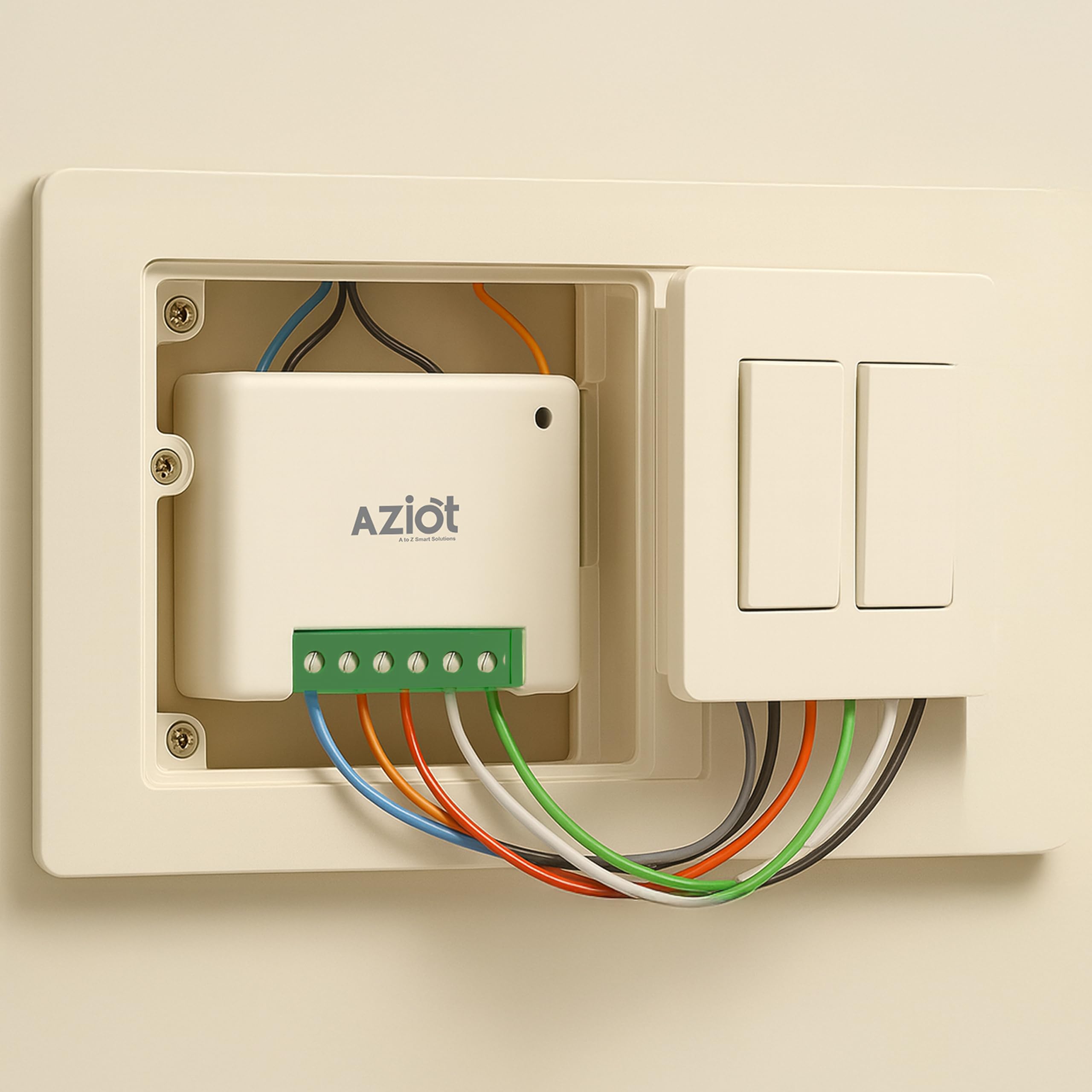 2 Node Smart Switch - WiFi/Bluetooth Communication - Made in India - Timer Function - Works with Google Home and Amazon Alexa… (2 Node)