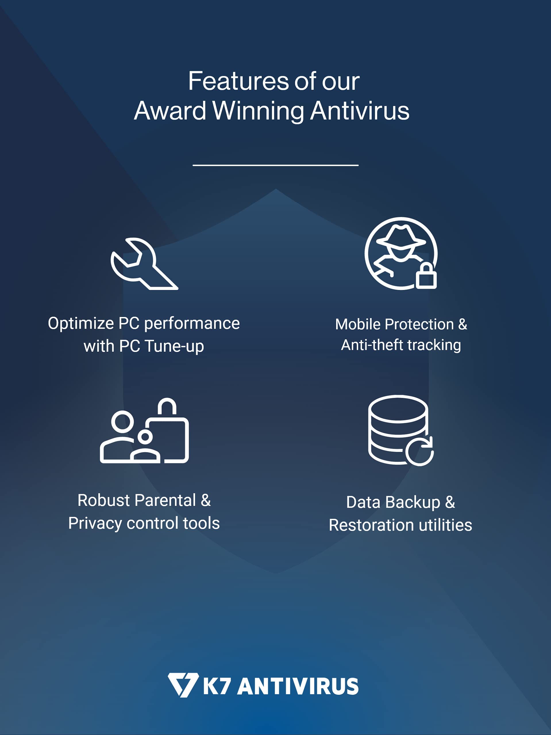 K7 Ultimate Security Antivirus Software 2026 |5 Devices, 1 Year|Threat Protection,Internet Security,Data Backup,Mobile Protection|Windows laptop,PC, Mac®,Phones,Tablets|2hr Email Delivery