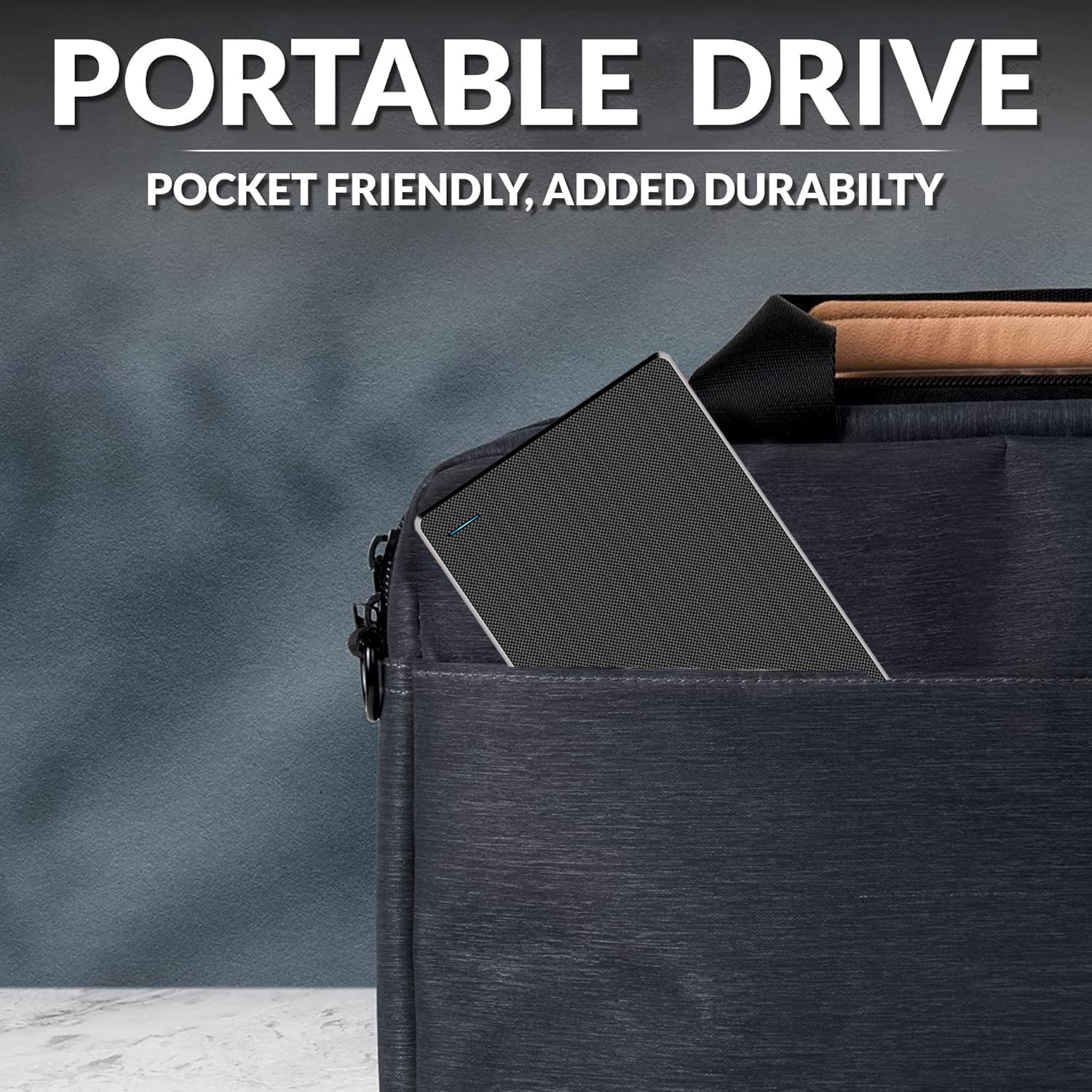 ® 500GB Ultra Slim External Hard Drive | Portable HDD | USB 3.0 High-Speed 5Gbps | Plug & Play | Backup Drive for Laptop, PC, Mac | Lightweight & Durable – Black
