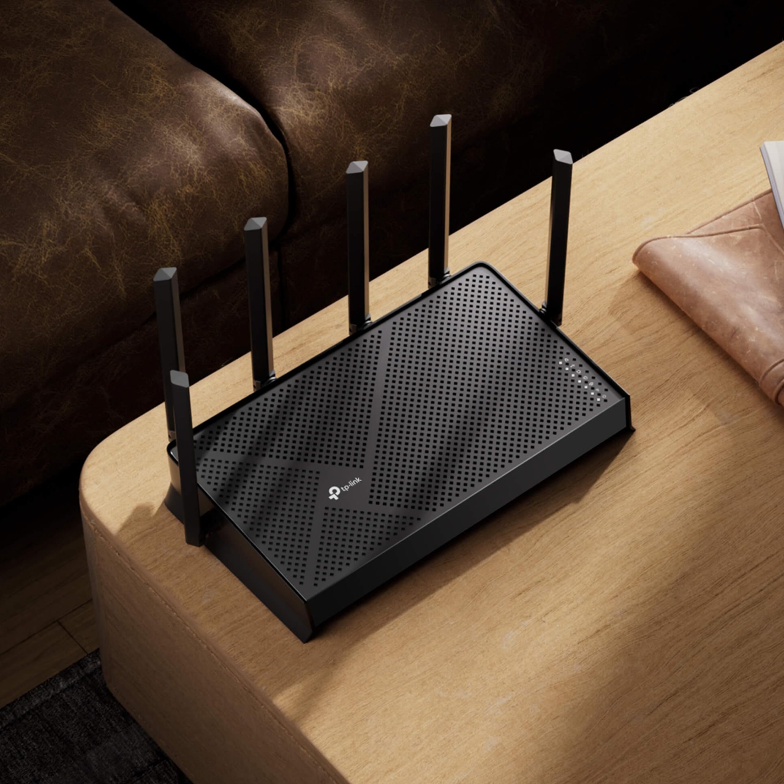 Archer BE400 Dual-Band BE6500 WiFi 7 Router | 4K/8K Streaming 6.5 Gbps | 1× 2.5 Gbps WAN/LAN + 3× 1 Gbps LAN Ports + 1× USB 3.0 | 6 Antennas | Compatible with Alexa and Google Assistant