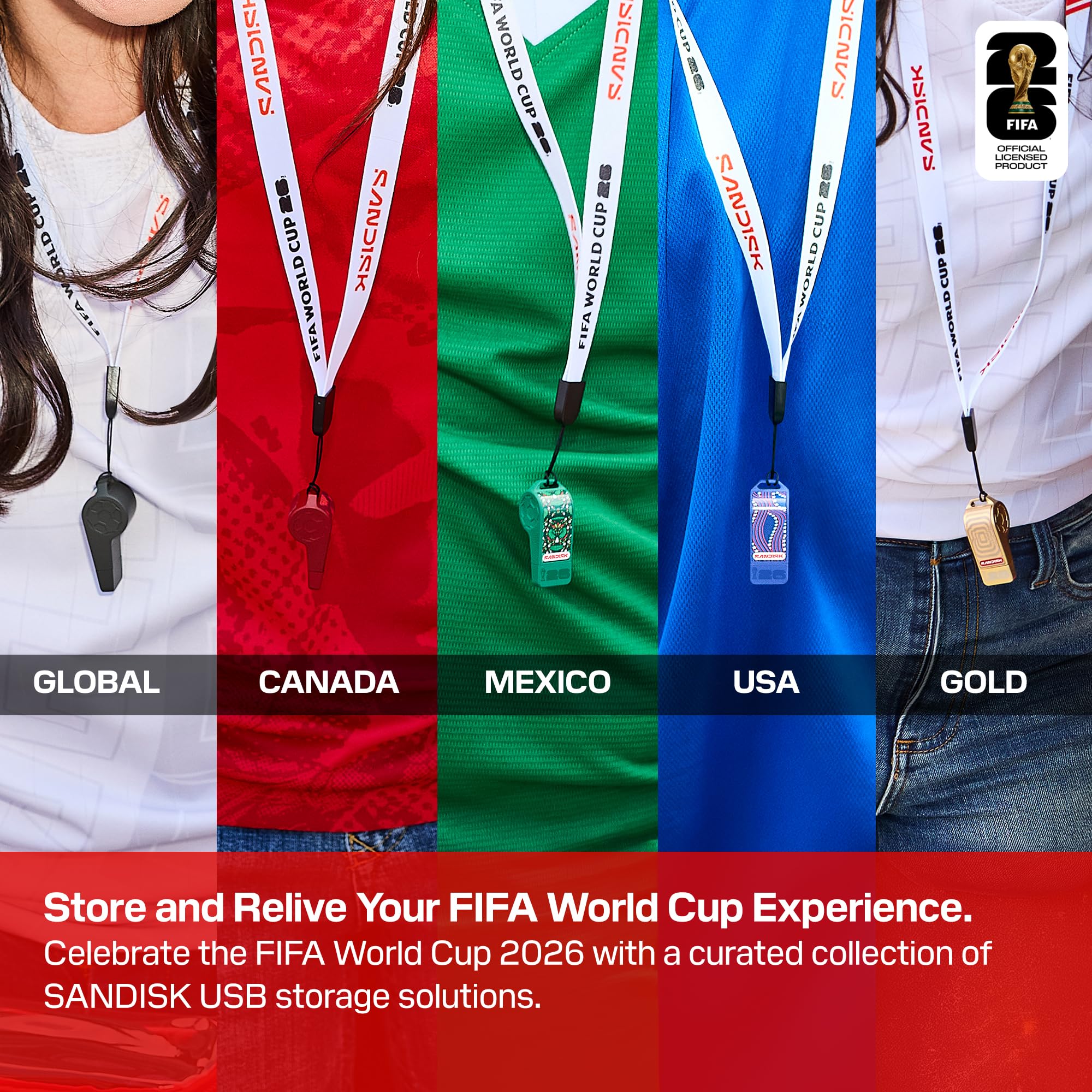 USB Type-C Flash Drive 128GB, FIFA World Cup 2026 Edition, Up to 300MB/s, Collectible Whistle Design Pendrive for Smartphone & Laptop, Gold